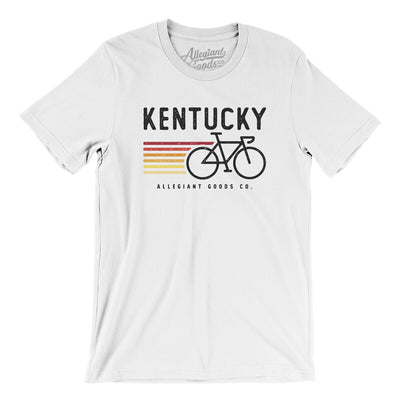 Kentucky Cycling Men/Unisex T-Shirt-White-Allegiant Goods Co. Vintage Sports Apparel