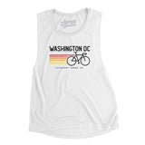 Washington Dc Cycling Women's Flowey Scoopneck Muscle Tank-Allegiant Goods Co. Vintage Sports Apparel