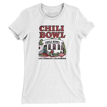 Chili Bowl Women's T-Shirt-White-Allegiant Goods Co. Vintage Sports Apparel