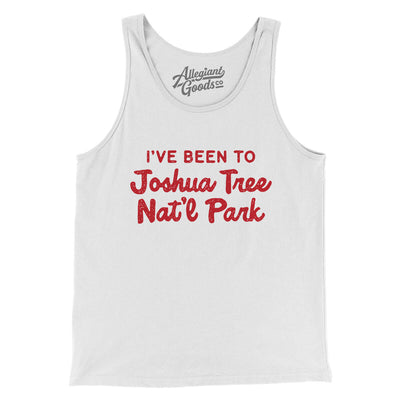 I've Been To Joshua Tree National Park Men/Unisex Tank Top-White-Allegiant Goods Co. Vintage Sports Apparel