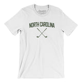 North Carolina Golf Men/Unisex T-Shirt-White-Allegiant Goods Co. Vintage Sports Apparel