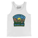 Yosemite National Park Badge Men/Unisex Tank Top-Allegiant Goods Co. Vintage Sports Apparel