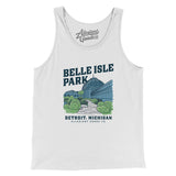 Belle Isle Park Men/Unisex Tank Top-Allegiant Goods Co. Vintage Sports Apparel