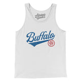 Buffalo Vintage Script Men/Unisex Tank Top-Allegiant Goods Co. Vintage Sports Apparel