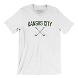 Kansas City Golf Men/Unisex T-Shirt-White-Allegiant Goods Co. Vintage Sports Apparel