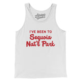 I've Been To Sequoia National Park Men/Unisex Tank Top-White-Allegiant Goods Co. Vintage Sports Apparel