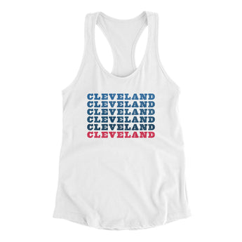 Cleveland Repeat Women's Racerback Tank-Allegiant Goods Co. Vintage Sports Apparel
