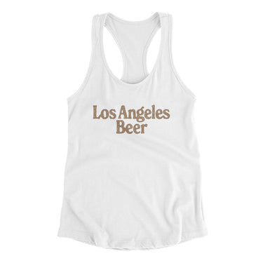 Los Angeles Beer Women's Racerback Tank-Allegiant Goods Co. Vintage Sports Apparel