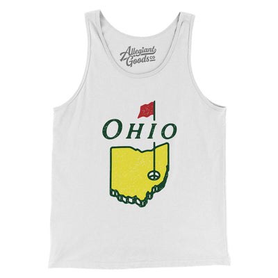 Ohio Golf Men/Unisex Tank Top-White-Allegiant Goods Co. Vintage Sports Apparel