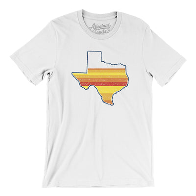 Houston Baseball Men/Unisex T-Shirt-White-Allegiant Goods Co. Vintage Sports Apparel