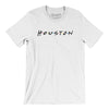 Houston Friends Men/Unisex T-Shirt-White-Allegiant Goods Co. Vintage Sports Apparel