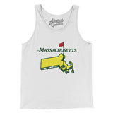 Massachusetts Golf Men/Unisex Tank Top-Allegiant Goods Co. Vintage Sports Apparel