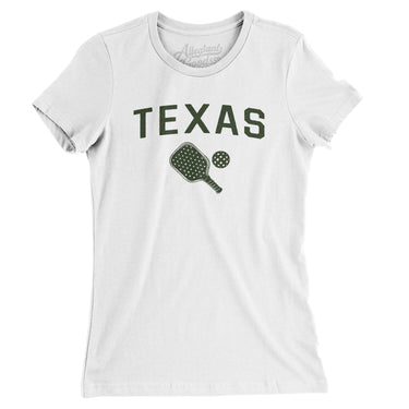 Texas Pickleball in White Color