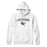 Louisiana Pickleball Hoodie-White-Allegiant Goods Co. Vintage Sports Apparel