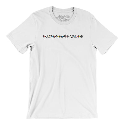 Indianapolis Friends Men/Unisex T-Shirt-White-Allegiant Goods Co. Vintage Sports Apparel