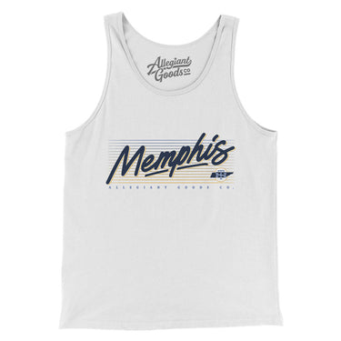 Memphis Retro Men/Unisex Tank Top-Allegiant Goods Co. Vintage Sports Apparel