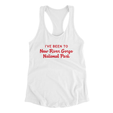I've Been To New River Gorge National Park Women's Racerback Tank-Allegiant Goods Co. Vintage Sports Apparel
