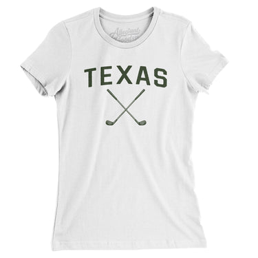 Texas Golf Women's T-Shirt-White-Allegiant Goods Co. Vintage Sports Apparel