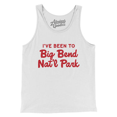 I've Been To Big Bend National Park Men/Unisex Tank Top-Allegiant Goods Co. Vintage Sports Apparel