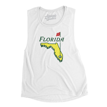 Florida Golf Women's Flowey Scoopneck Muscle Tank-Allegiant Goods Co. Vintage Sports Apparel