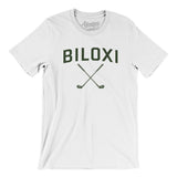 Biloxi Golf Men/Unisex T-Shirt-White-Allegiant Goods Co. Vintage Sports Apparel