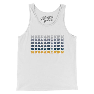 Morgantown Repeat Men/Unisex Tank Top-Allegiant Goods Co. Vintage Sports Apparel
