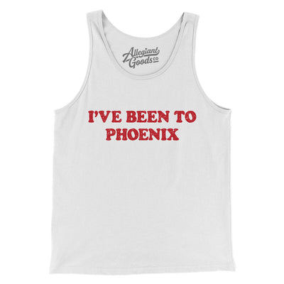 I've Been To Phoenix Men/Unisex Tank Top-White-Allegiant Goods Co. Vintage Sports Apparel