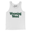 Wyoming Weed Men/Unisex Tank Top-White-Allegiant Goods Co. Vintage Sports Apparel