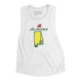 Alabama Golf Women's Flowey Scoopneck Muscle Tank-Allegiant Goods Co. Vintage Sports Apparel
