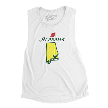 Alabama Golf Women's Flowey Scoopneck Muscle Tank-Allegiant Goods Co. Vintage Sports Apparel
