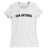 San Antonio Varsity Women's T-Shirt-White-Allegiant Goods Co. Vintage Sports Apparel