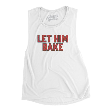 Let Him Bake Women's Flowey Scoopneck Muscle Tank-Allegiant Goods Co. Vintage Sports Apparel