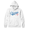 Chicago Vintage Script Hoodie-White-Allegiant Goods Co. Vintage Sports Apparel