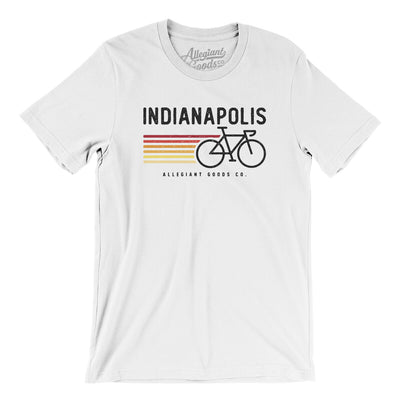 Indianapolis Cycling Men/Unisex T-Shirt-White-Allegiant Goods Co. Vintage Sports Apparel