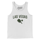 Las Vegas Pickleball Men/Unisex Tank Top-White-Allegiant Goods Co. Vintage Sports Apparel