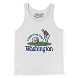 I Have A Tee Time In Washington Men/Unisex Tank Top-White-Allegiant Goods Co. Vintage Sports Apparel