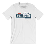 Lone Pine Mountain Sunset Men/Unisex T-Shirt-White-Allegiant Goods Co. Vintage Sports Apparel