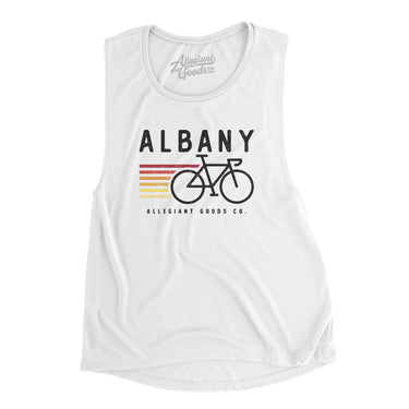 Albany Cycling Women's Flowey Scoopneck Muscle Tank-Allegiant Goods Co. Vintage Sports Apparel