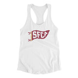 Sfca Pennant Women's Racerback Tank-Allegiant Goods Co. Vintage Sports Apparel