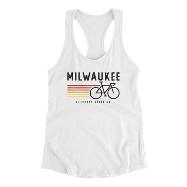 Milwaukee Cycling Women's Racerback Tank-Allegiant Goods Co. Vintage Sports Apparel