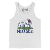 I Have A Tee Time In Missouri Men/Unisex Tank Top-White-Allegiant Goods Co. Vintage Sports Apparel