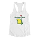 Missouri Golf Women's Racerback Tank-Allegiant Goods Co. Vintage Sports Apparel