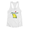 Missouri Golf Women's Racerback Tank-White-Allegiant Goods Co. Vintage Sports Apparel