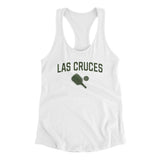 Las Cruces Pickleball Women's Racerback Tank-White-Allegiant Goods Co. Vintage Sports Apparel