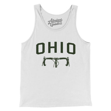 Ohio Cycling Men/Unisex Tank Top-White-Allegiant Goods Co. Vintage Sports Apparel