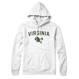 Virginia Pickleball Hoodie-White-Allegiant Goods Co. Vintage Sports Apparel