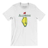 Illinois Golf Men/Unisex T-Shirt-White-Allegiant Goods Co. Vintage Sports Apparel