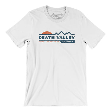 Death Valley Sunset Men/Unisex T-Shirt-White-Allegiant Goods Co. Vintage Sports Apparel