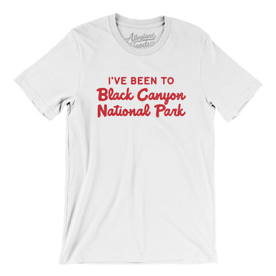 I've Been To Black Canyon National Park Men/Unisex T-Shirt-White-Allegiant Goods Co. Vintage Sports Apparel