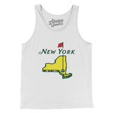 New York Golf Men/Unisex Tank Top-Allegiant Goods Co. Vintage Sports Apparel